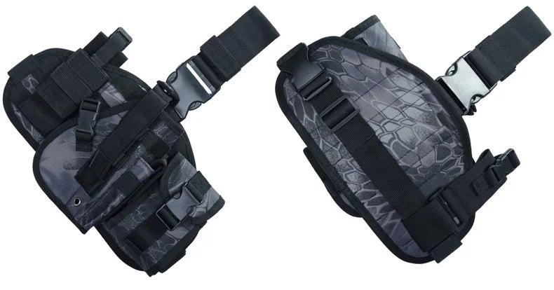 WARAGOD Krigsman Oberschenkelholster, Phython schwarz