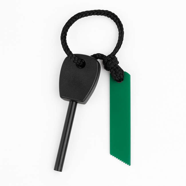 WARAGOD Ferrocerium Blaze Feuerstarter schwarz