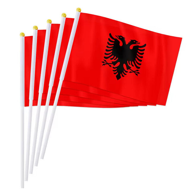 WARAGOD Wehende Flagge 30 x 40 cm, Albanien