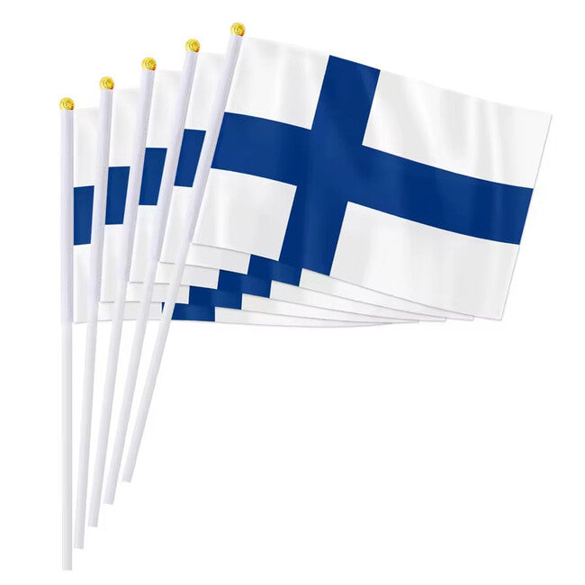 WARAGOD Wehende Flagge 30 x 40 cm, Finnland