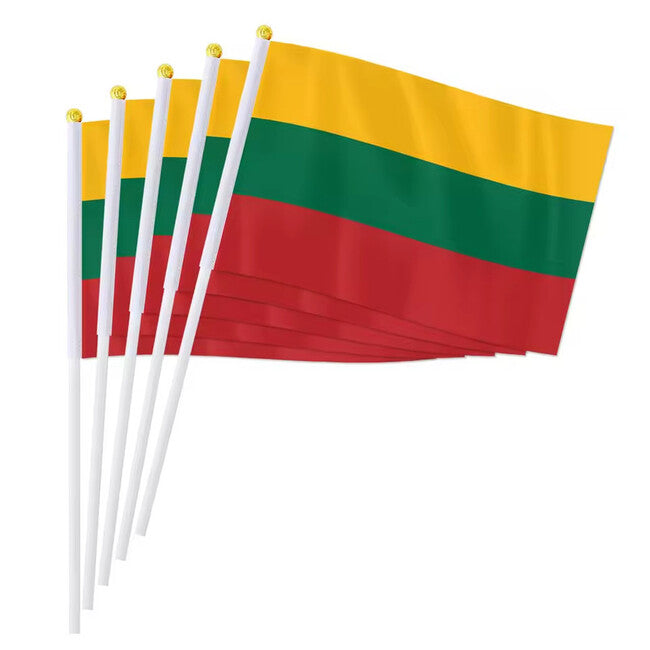 WARAGOD Schwenkflagge 30 x 40 cm, Litauen