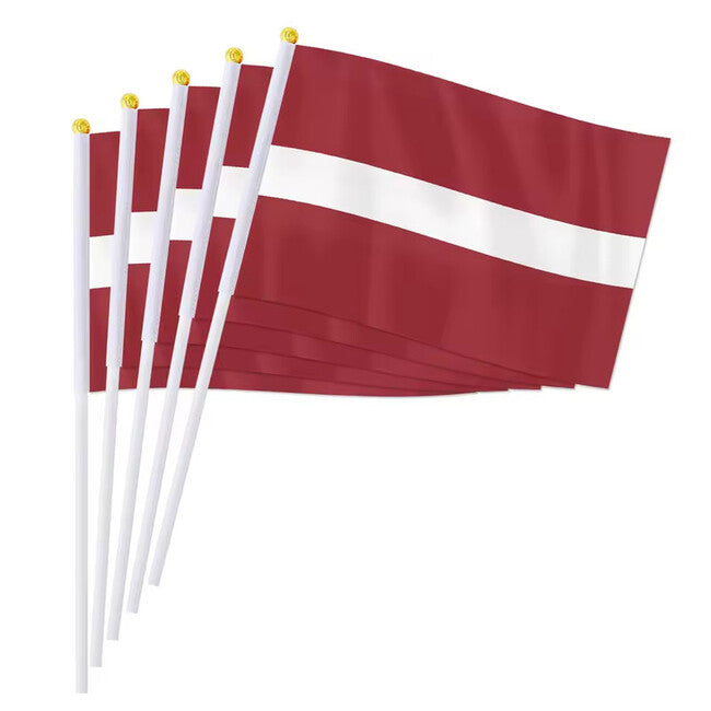 WARAGOD Schwenkflagge 30 x 40 cm, Lettland