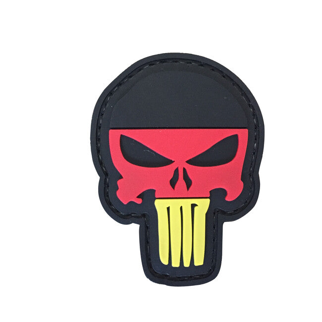 WARAGOD German Punisher klettabzeichen 3D 6x4.5cm