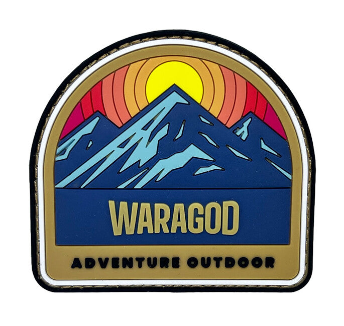 WARAGOD Klettabzeichen 3D Outdoor 7x5cm