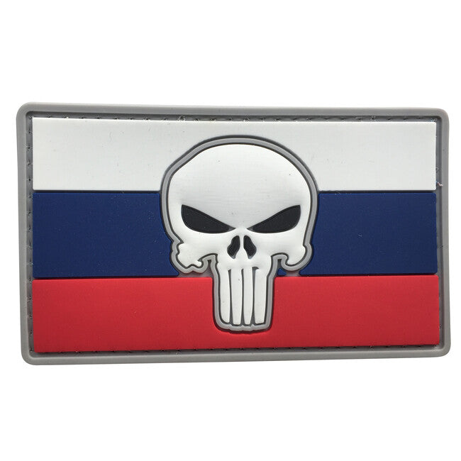 WARAGOD Punisher 3D Klettabzeichen 8.5x5cm