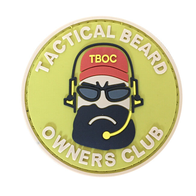 WARAGOD Tactical Beard Owners Club 3D Klettabzeichen 6cm