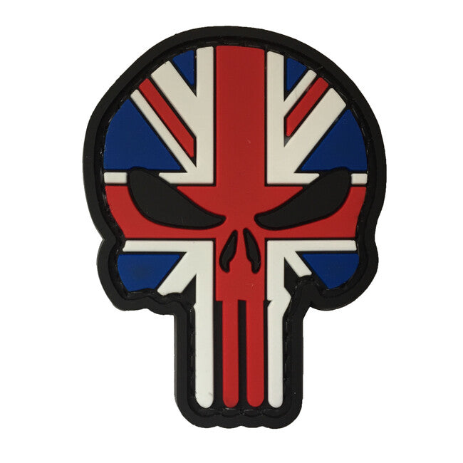 WARAGOD Punisher Klettabzeichen 3D UK 6x4.5cm