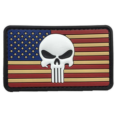 WARAGOD 3D US Punisher našitek 8.5x5cm