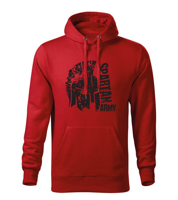 DRAGOWA herren-hoodie León, rot 320g/m2