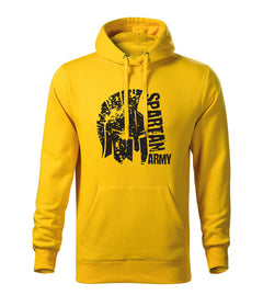 DRAGOWA Herren-Kapuzenpullover León 320 g/m², gelb