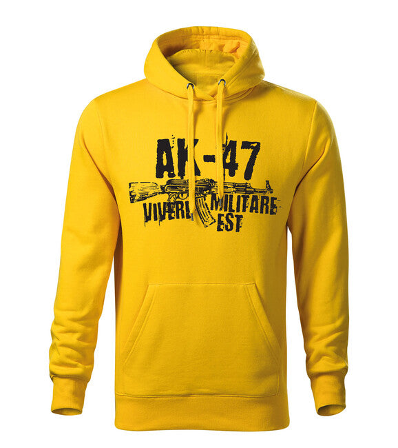 DRAGOWA herren-hoodie Seneca AK-47, gelb 320g/m2