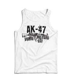 DRAGOWA Herren-Tanktop Seneca AK-47 160 g/m², weiß