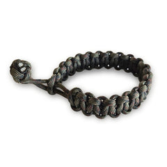 WARAGOD Ilmë Paracord-Armband mit verstellbarem Verschluss camo grün