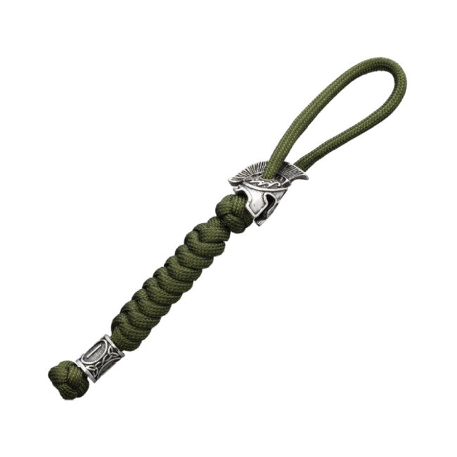 WARAGOD Paracord Spartan Schlüsselanhänger Nénar, grün