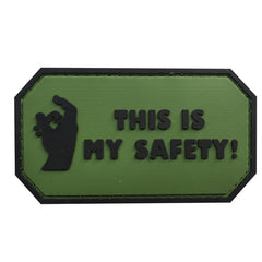WARAGOD This is my Safety PVC patch, grün