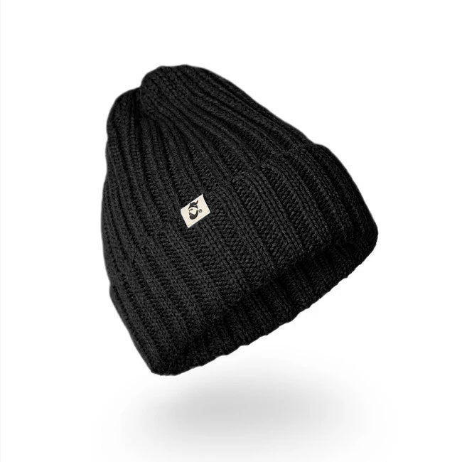 WARAGOD Vallborg strickmütze, schwarz