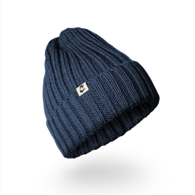 WARAGOD Valborg Strickmütze, dunkelblau