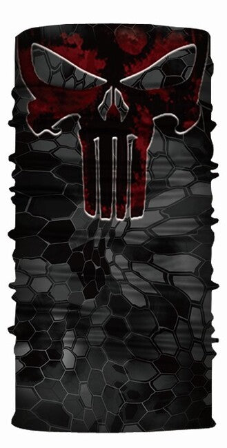 WARAGOD Värme Bloody Punisher Skull multifunktionstuch