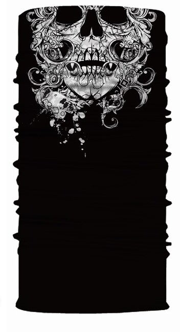 WARAGOD Värme Multifunktionsschal, Ornament Skull