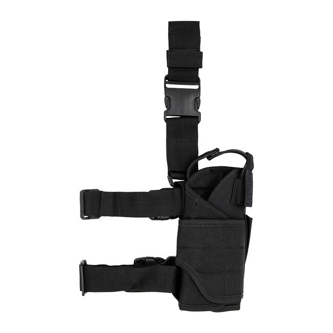 WARAGOD Volontär Oberschenkelholster für Waffe, schwarz