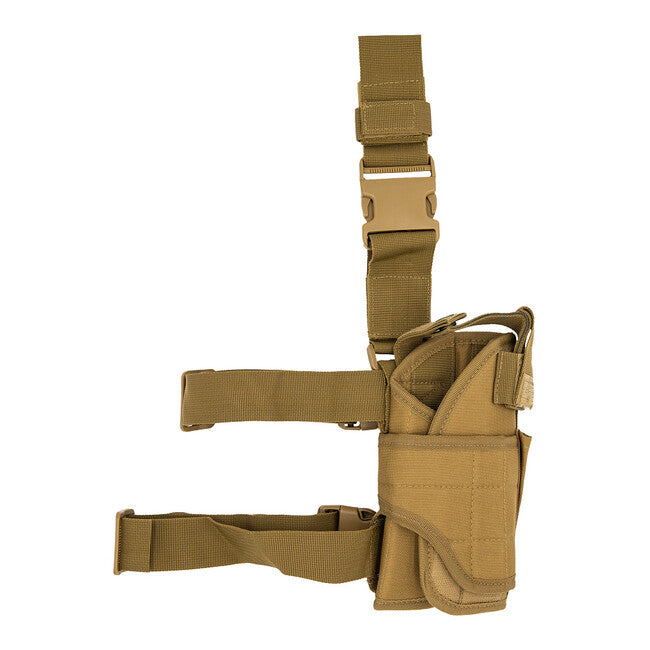 WARAGOD Volontär Oberschenkelholster für Waffe, coyote