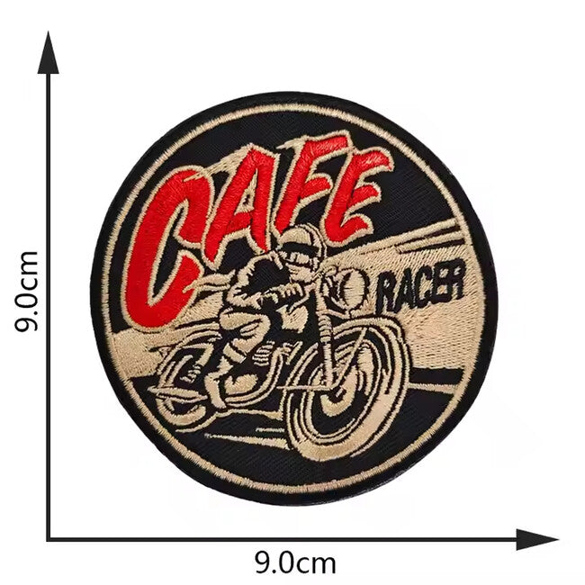 WARAGOD Cafe Racer bestickter aufnäher