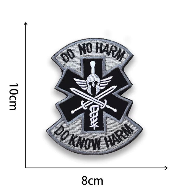 WARAGOD Gesticktes Patch Do No Harm The Vintage Totem Legion Symbol 05
