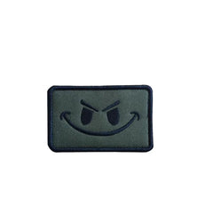 WARAGOD Emoticon vezeni našitek, zelena