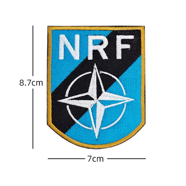WARAGOD NATO 01 bestickter aufnäher