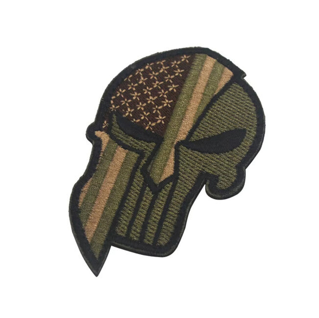 WARAGOD Punisher Aufnäher USA grün