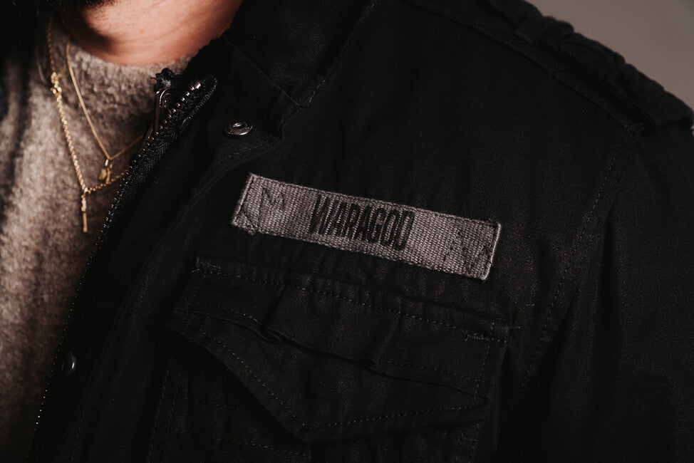 WARAGOD JÖTNAR M65 Winterjacke, schwarz