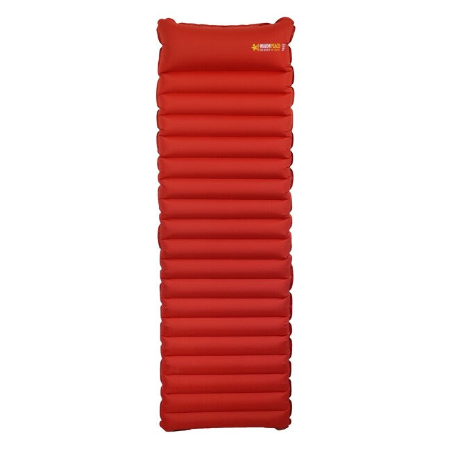 Warmpeace Stratus Lite Breite aufblasbare Babytragetasche, ziegel/grau