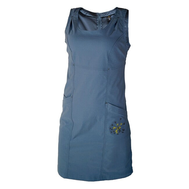 Warmpeace Friday Better Dress, blau-grau