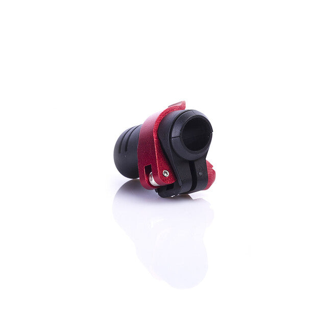 Warp ND FL-17 Flip-Lock Mechanik schwarzer Kunststoff roter ALU Hebel rote Mutter für 16mm Durchmesser