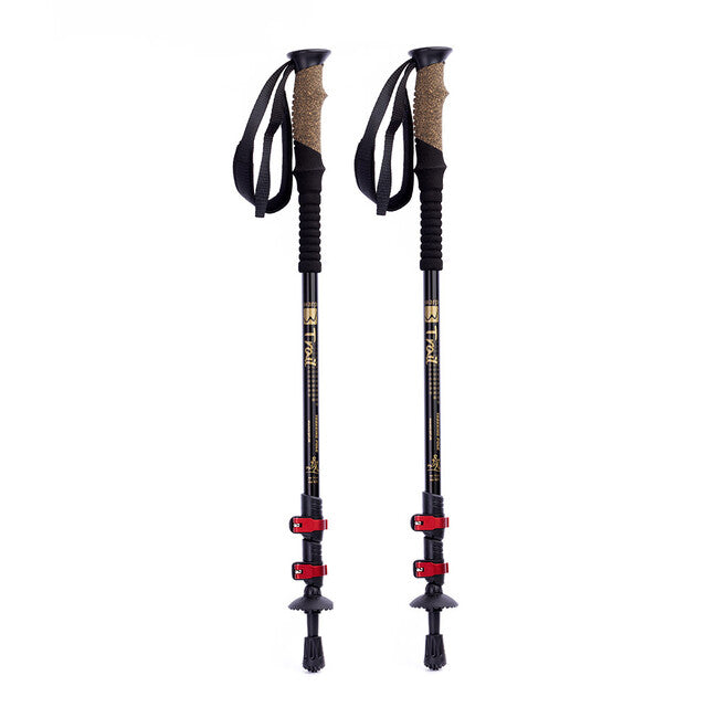 Warp Trail EVO Trekkingstöcke, black-gold, 140 cm