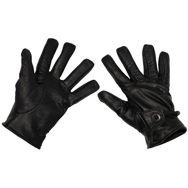 MFH Leder-Westernhandschuhe, schwarz