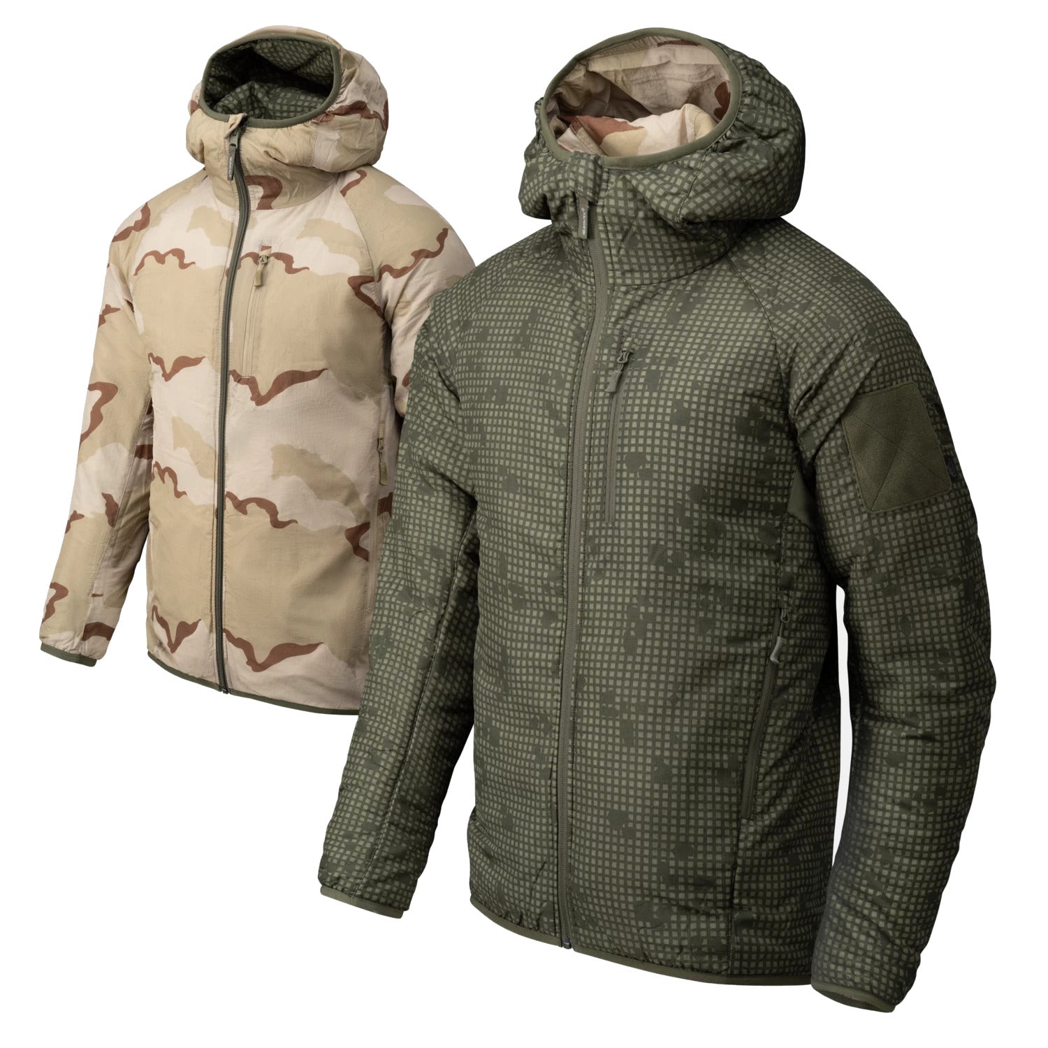 Helikon-Tex Wolfhound Obojstranná bunda Windpack, Desert Night Camo/US