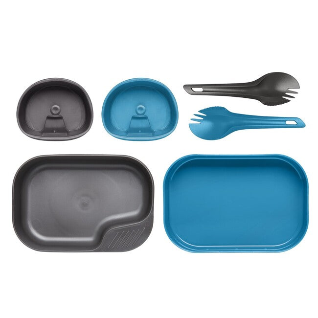 wildo DUO Light Camping-Set - Light Blue / Dark Grey (ID 6645)