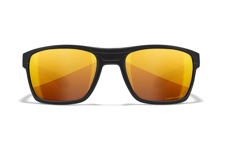 WILEY X Captivate Kingpin polarisierte Brille bronze Mirror