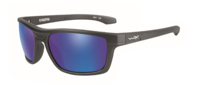 Wiley X Kingpin polarisierte Brille, blue mirror