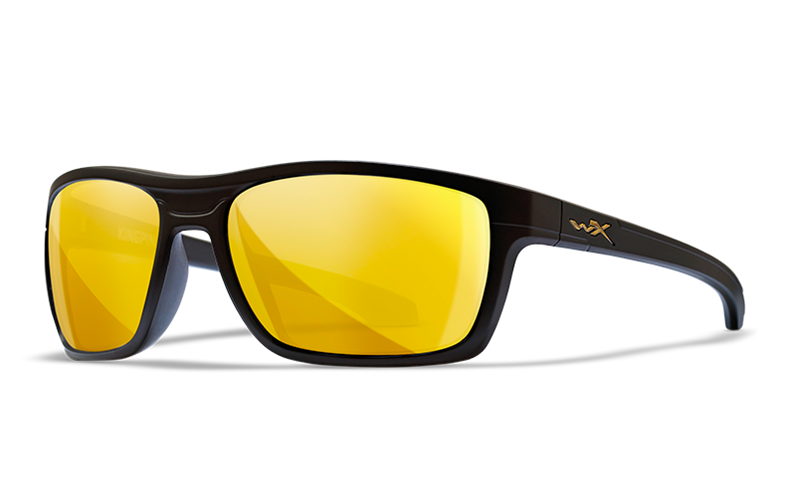 WILEY X KINGPIN Sonnenbrille polarisiert, gelb verspiegelt