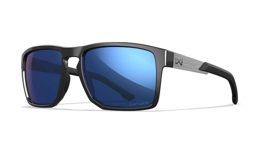WILEY X Apex Captivate polarized blue mirror/ gloss black