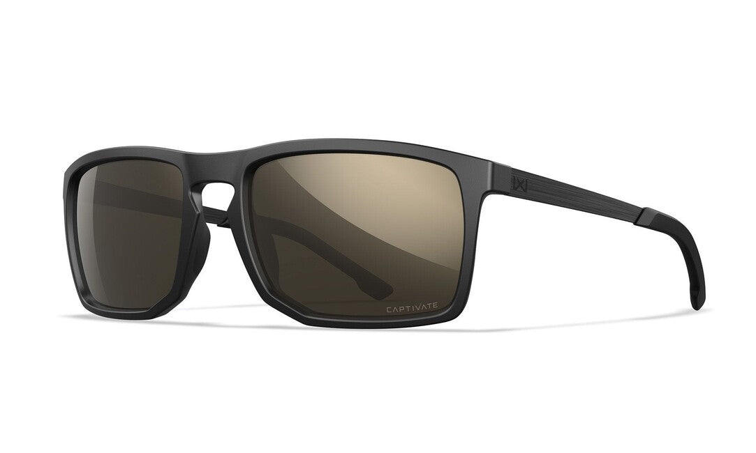 WILEY X Axe Captivate Polarized Tungsten Mirror/ Matte Black