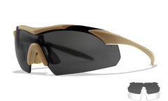 Wiley X WX Vapor taktische ballistische Brille, mattsandfarbener Rahmen