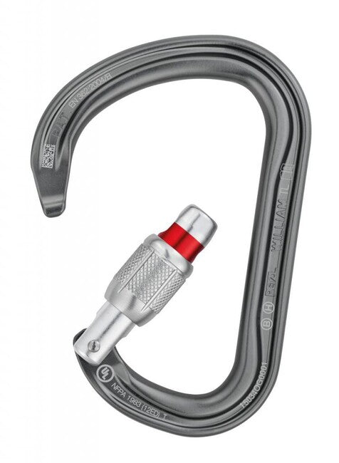 Petzl William Ball Lock Karabiner mit automatischem Verriegelungssystem