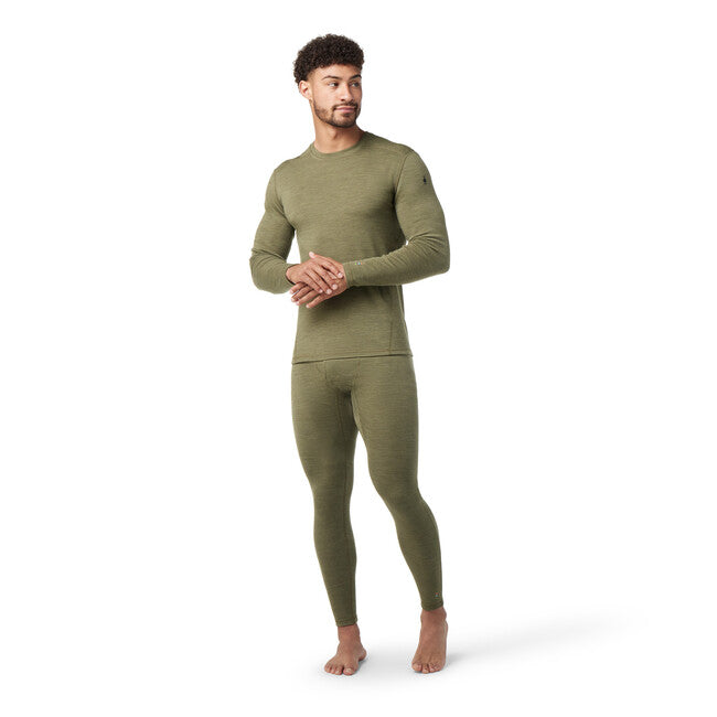 Smartwool Merino 250 Baslayer Crew Boxed funktions-T-shirt mit langen ärmeln, winter moss heather