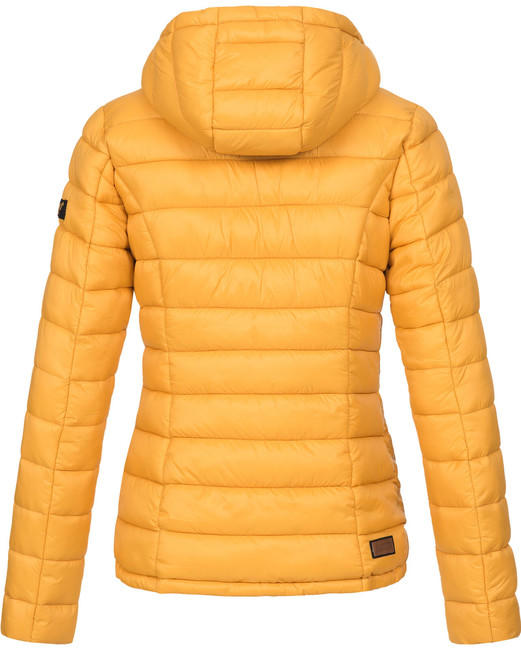 Marikoo Lucy damen-übergangsjacke mit kapuze, gelb