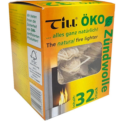 Feuerzeug Eco Ignition Wolle 32 Stück