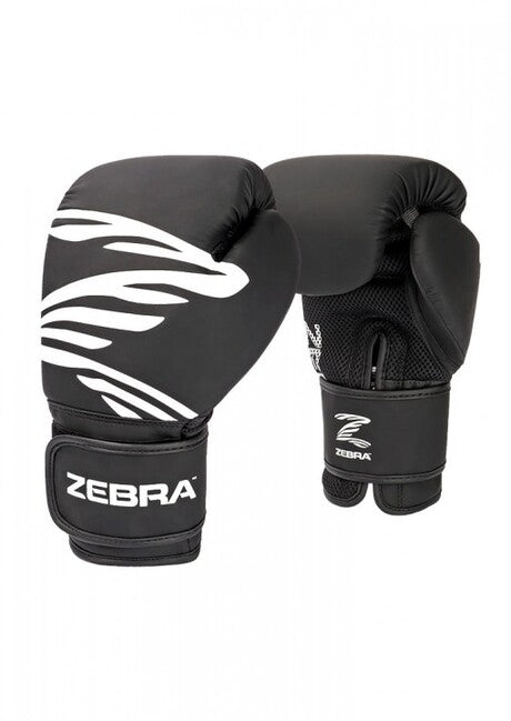 Zebra Kinder-Fitnesshandschuhe, schwarz