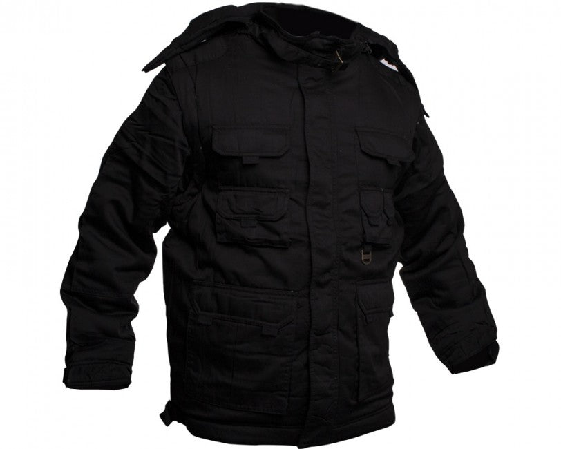 Loshan Jacke Gold Winter-, schwarz